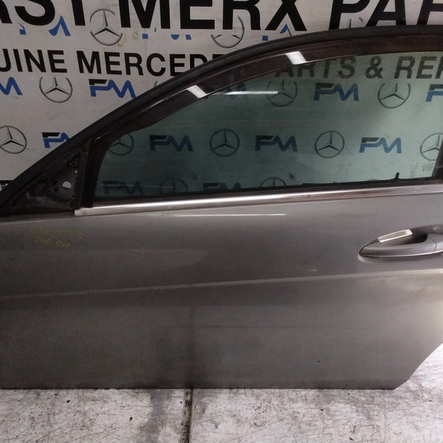 MERCEDES BENZ C-CLS W204 SLN PASSENGER FRONT DOOR NSF SILVER 2008-14  FMD595