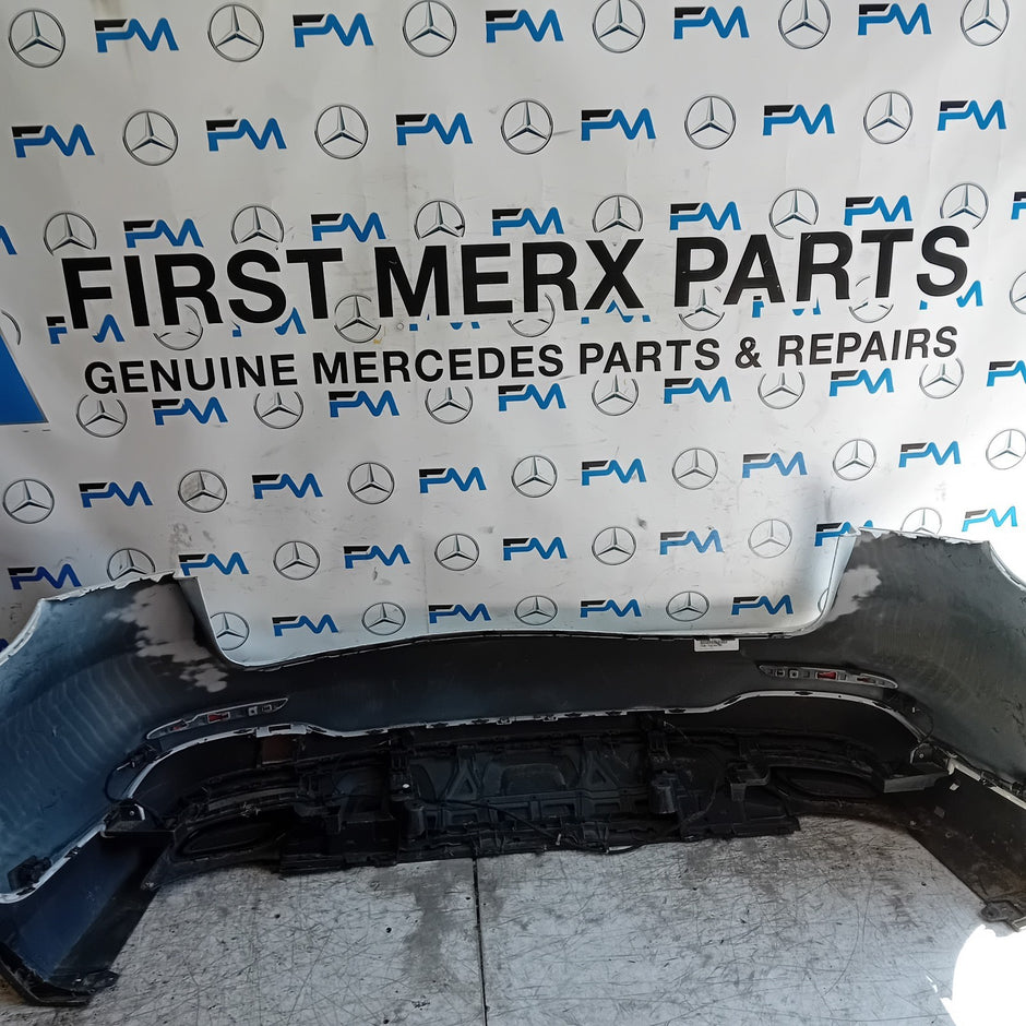 MERCEDES BENZ GLC W253  REAR BUMPER A2538850200 2018 GREY COMPLETE FMX160