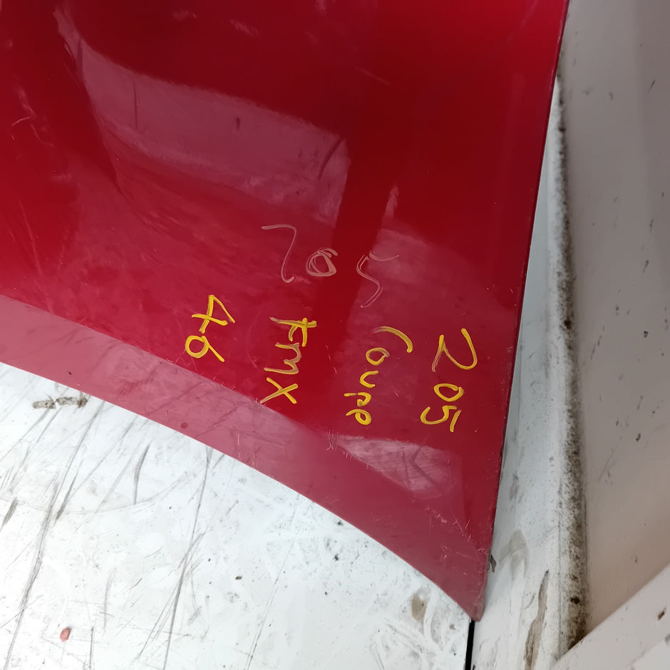 MERCEDES BENZ C-CLASS C205 CP REAR BUMPER 2014 RED FMX46