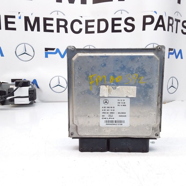 MERCEDES E-CLASS 2012 ENGINE  CONTROL MODULE A6519009602 FM00392