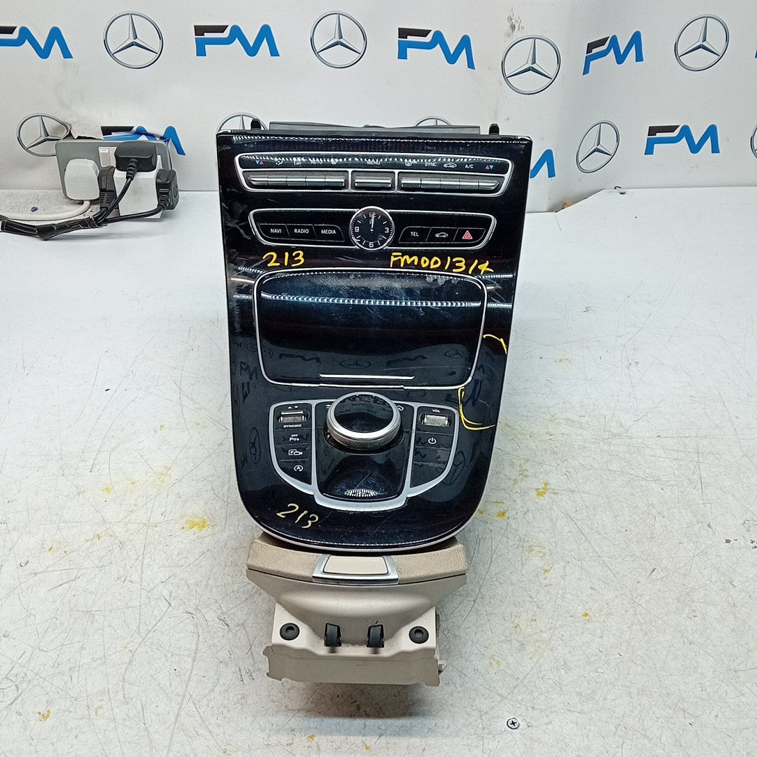  MERCEDES E-CLASS W213 CLIMATE & CENTRE CONSOLE A2138100815  COMPLETE FM001314