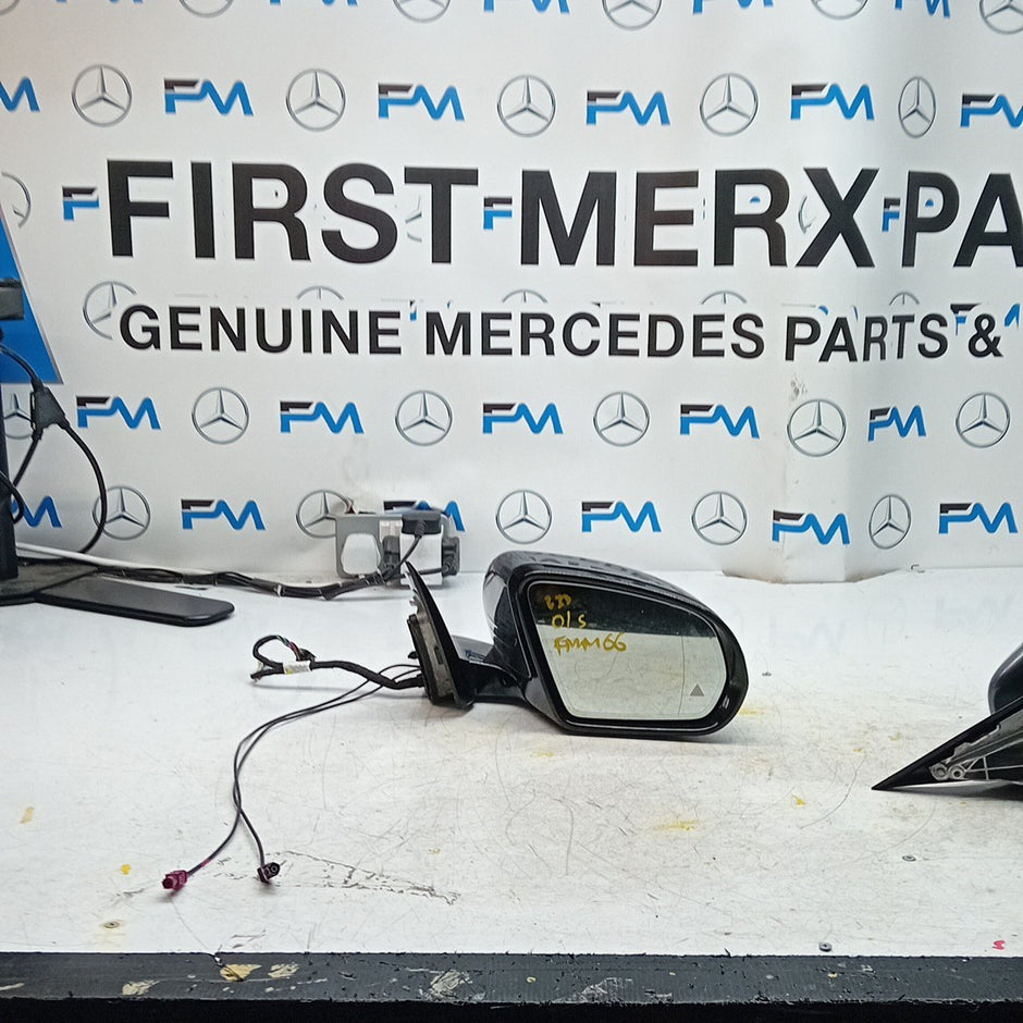 MERCEDES E-CLASS W213 DRIVER  WING MIRROR OSF GREY 2016 PL BS A2138104000 FMM66