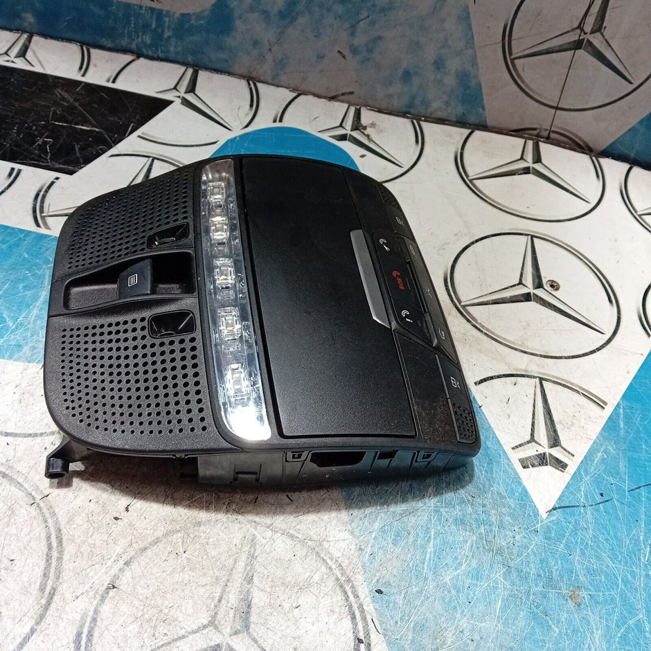 MERCEDES-BENZ C-CLASS W205 INTERIOR READING LIGHT PANEL A0009002507 / A4869-D145