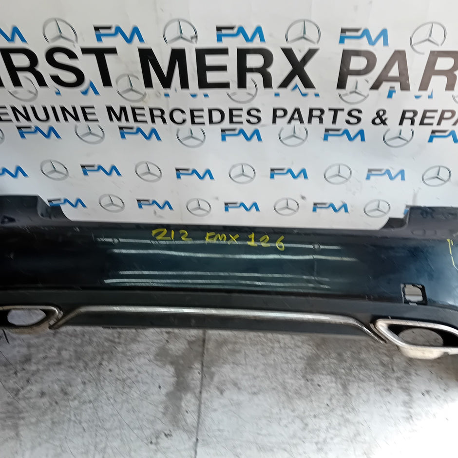 MERCEDES BENZ E-CLASS W212 REAR BUMPER BLACK 2014 A2128854465 FMX126
