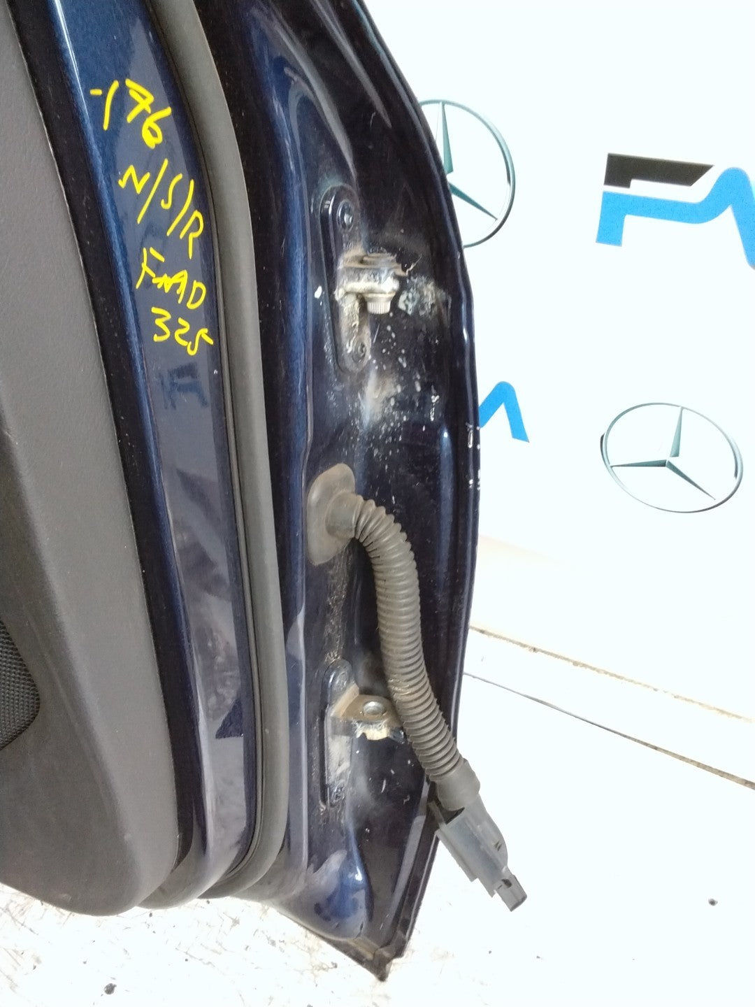 MERCEDES A-CLASS W176 PASSENGER REAR DOOR NSR BLUE 2012-18 COMPLETE FMD325
