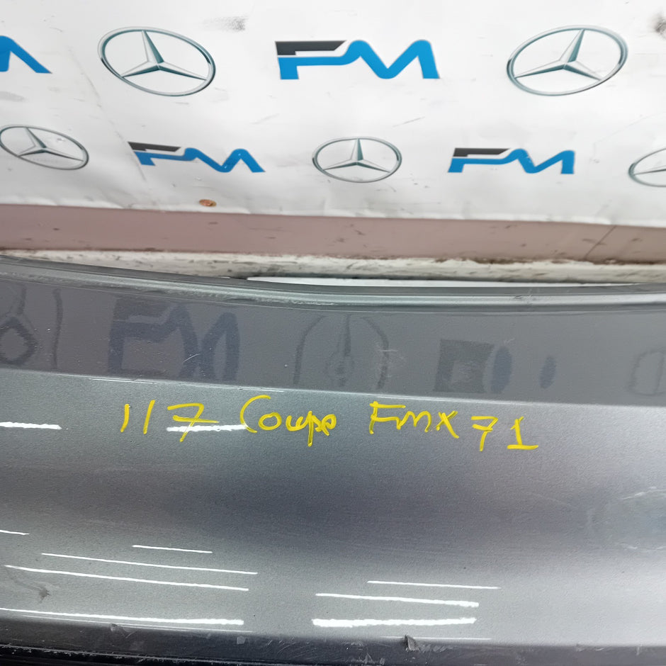 MERCEDES BENZ CLA W117 REAR AMG BUMPER GREY 2013-19 A1178807100 FMX71