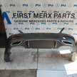 MERCEDES E-CLASS W213 SALOON REAR BUMPER 2016 A2138850001 BLACK COMPLETE FMX100