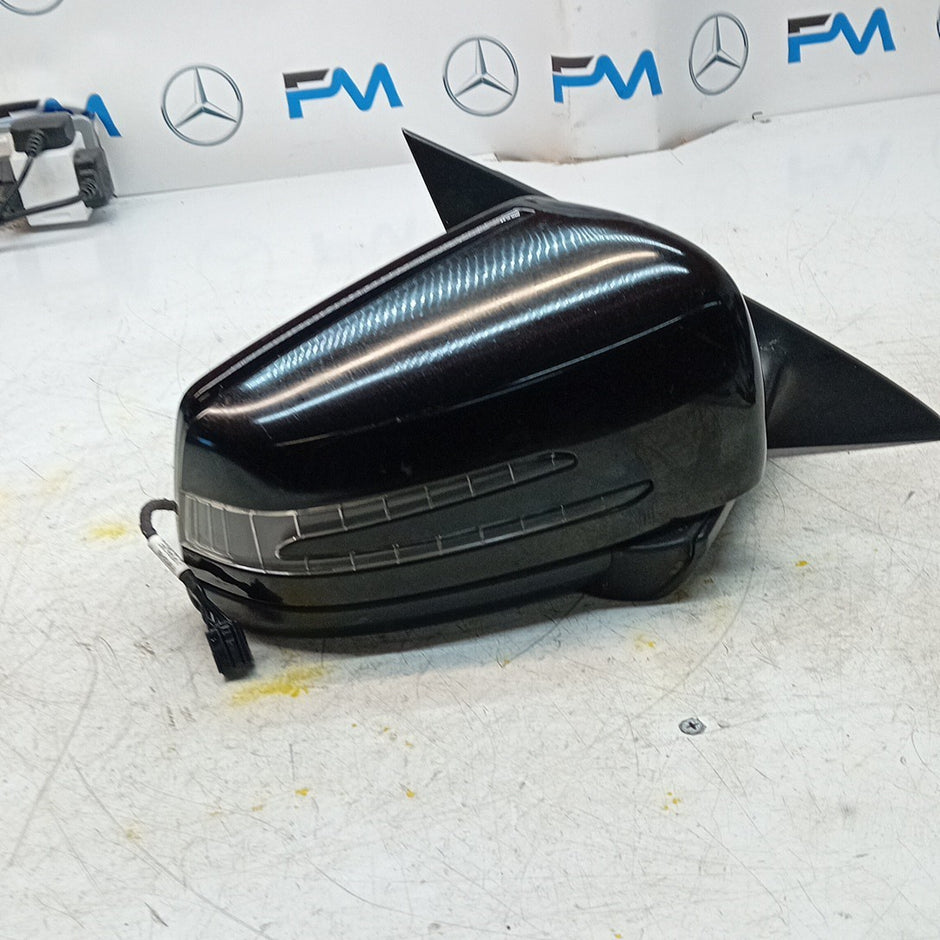 MERCEDES BENZ CLA W117 DRIVER WING MIRROR OSF BLACK A1178101419 FMM69