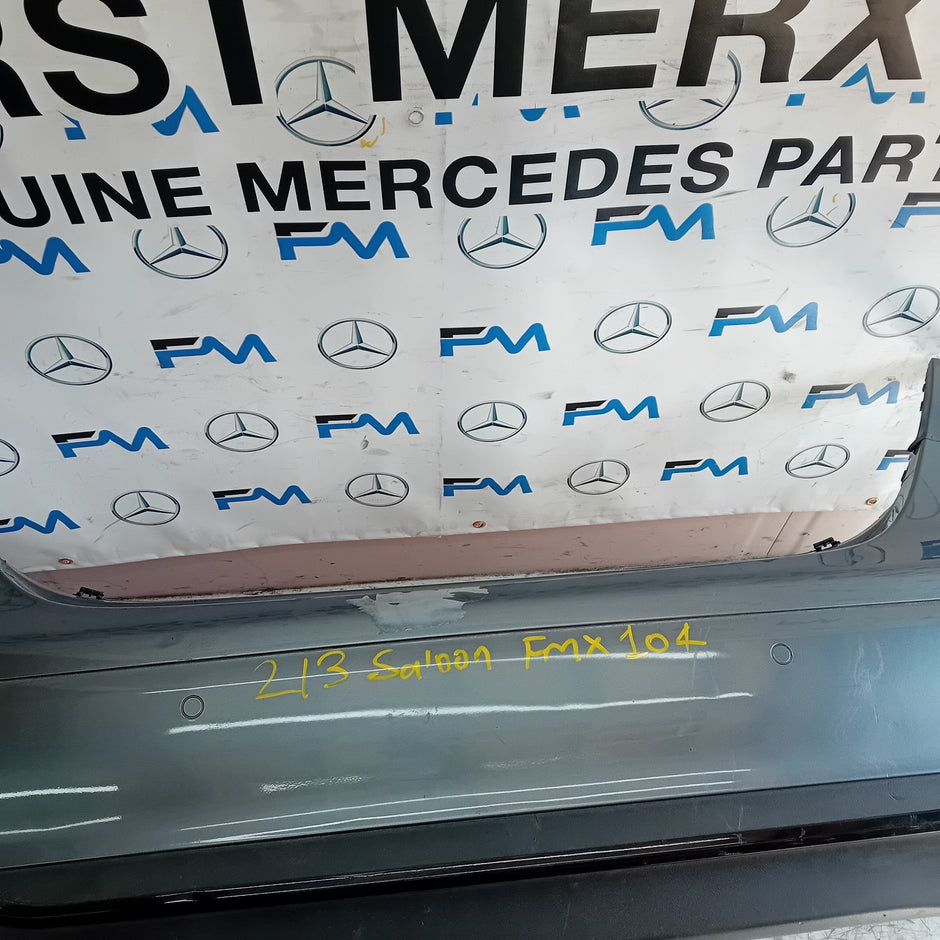 MERCEDES E-CLASS W213 S SALOON REAR BUMPER 2016 A2138850025 GREY COMPLETE FMX104