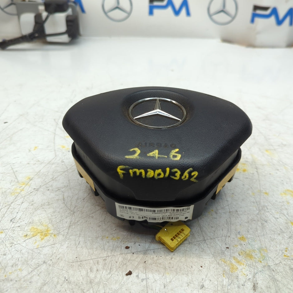 MERCEDES BENZ  B-CLASS W246 STEERING WHEEL AIRBAG DRIVER OS RIGHT Q3  FM001362