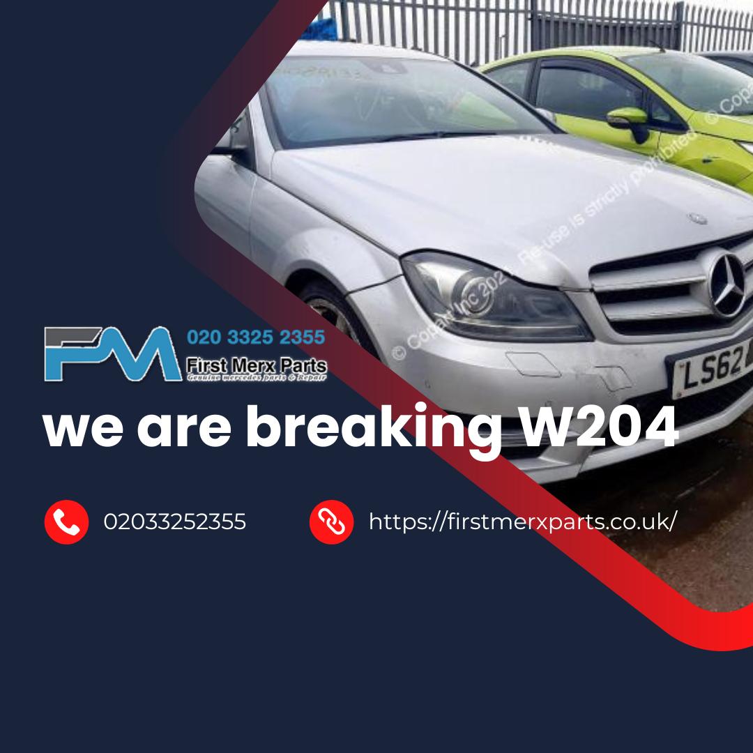 MERCEDES C-CLASS W204 - BREAKING / ENGINE AND GEAR BOX