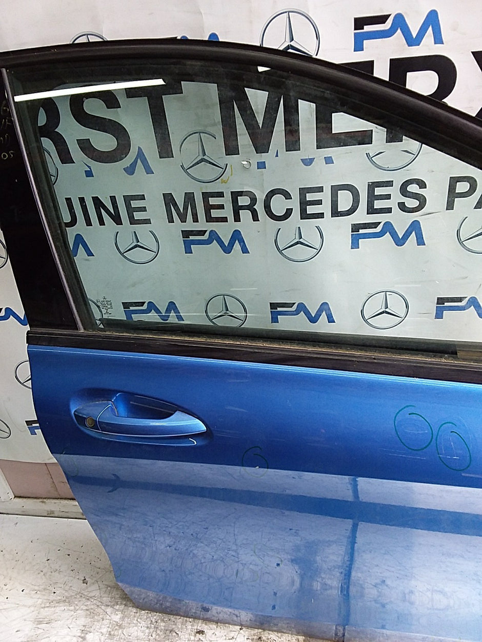MERCEDES B-CLASS W246 DRIVER FRONT DOOR OSF BLUE 2012-19 COMPLETE FMD605