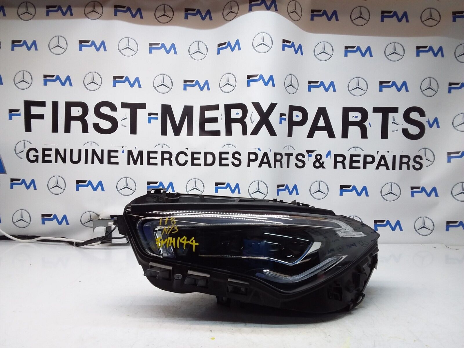 2021 MERCEDES CLA W118 HEADLIGHT PASSENGER NS A1189063301 FMH144 MULTIBEAM 