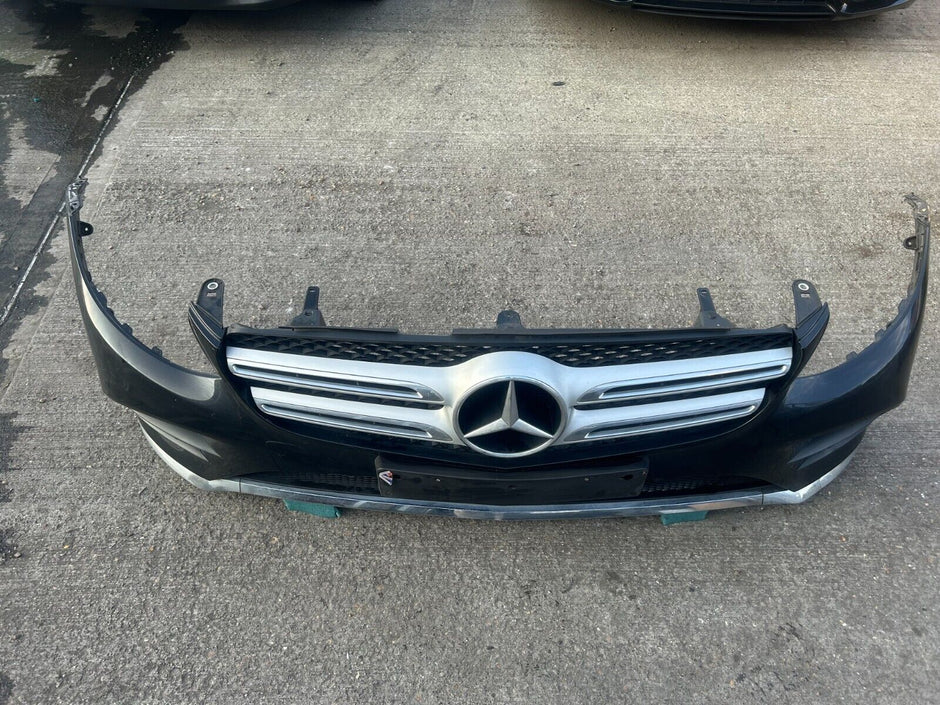 MERCEDES GLC COUPE X253 COMPLETE FRONT BUMPER 2017-2019 MODEL (BLACK)