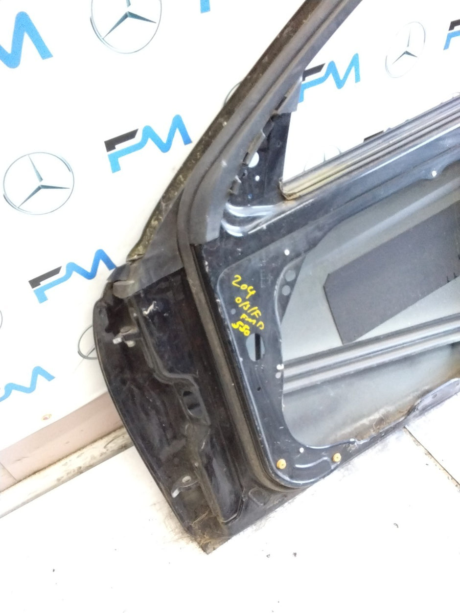 MERCEDES C-CLASS W204 SLN DRIVER FRONT DOOR OSF BLACK 2008-14 COMPLETE FMD550