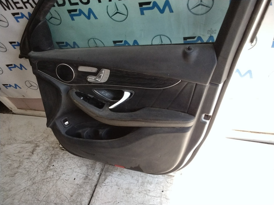 MERCEDES BENZ GLC W253  DRIVER FRONT DOOR OSF WHITE 2016-2023 COMPLETE FMD313