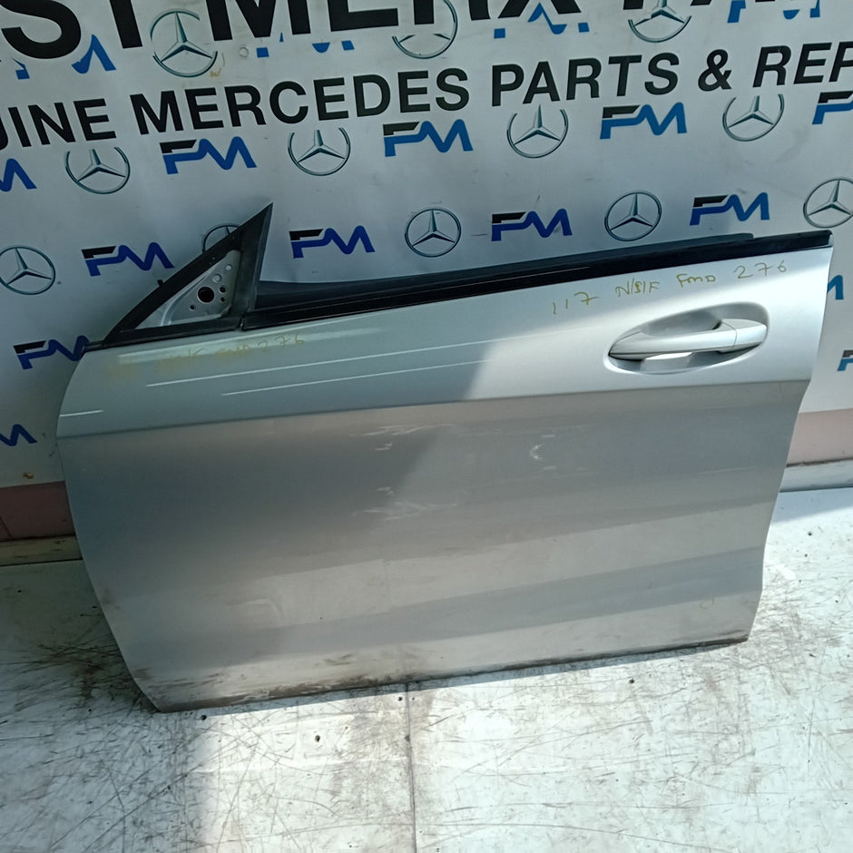 MERCEDES CLA W117 PASSENGER FRONT DOOR NSF 2013-19 SILVER COMPLETE FMD276(1)*