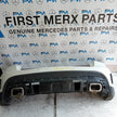 MERCEDES BENZ GLA W156 AMG REAR BUMPER ŴHITE 2016 A1568854340 COMPLETE FMX124