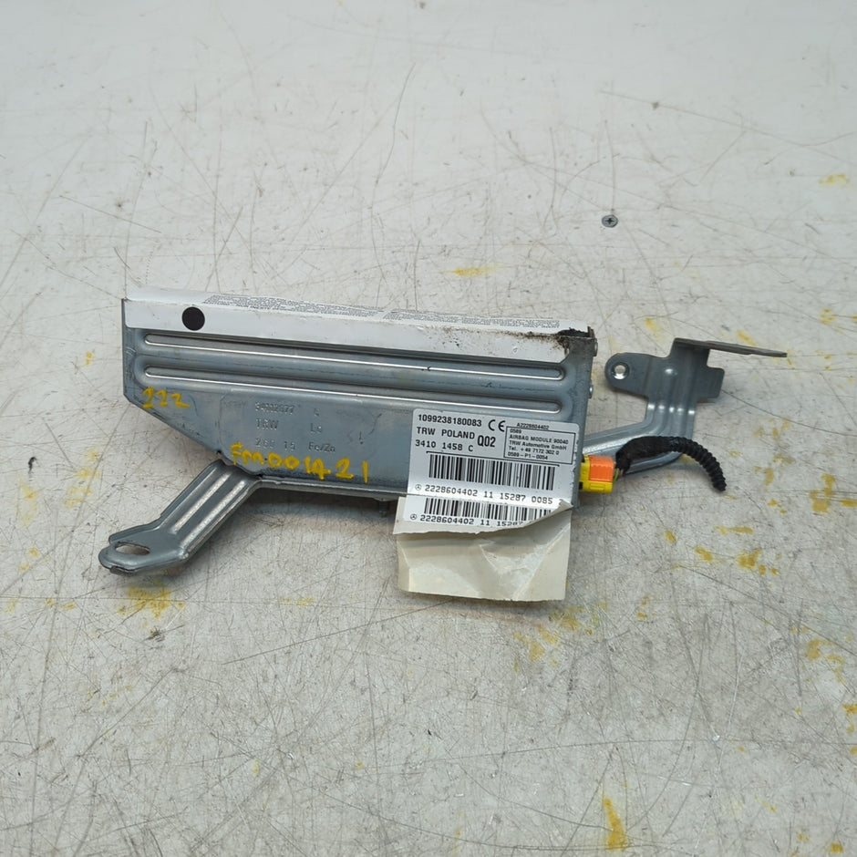 MERCEDES  S-CLASS W222 DRIVER REAR SIDE  AIRBAG MODULE A2228604402 FM001421
