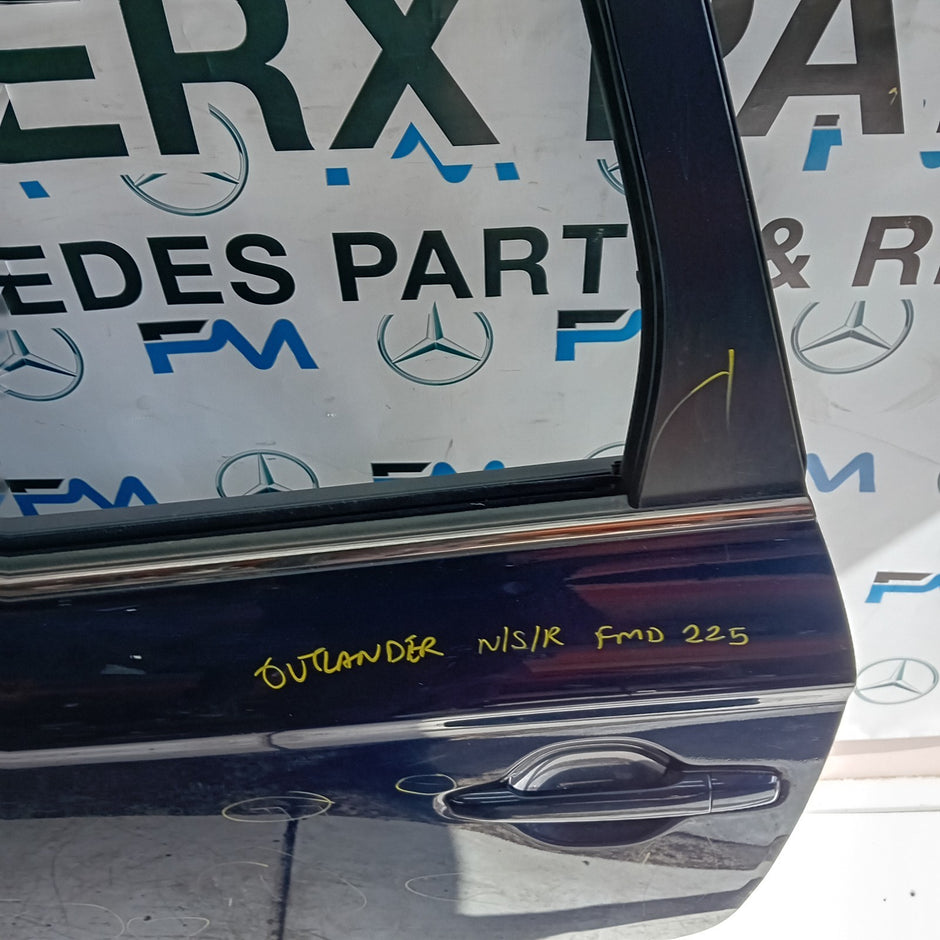 MITSUBISHI OUTLANDER MK3 PASSENGER REAR DOOR NSR BLUE 20123 COMPLETE FMD225