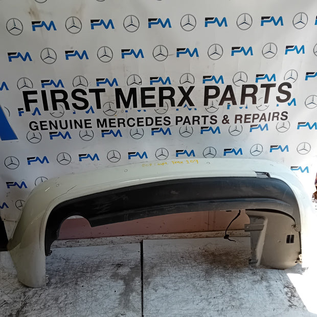 MERCEDES BENZ E-CLASS C207 COUPE REAR BUMPER 2016 WHITE A2076100408 FMX109