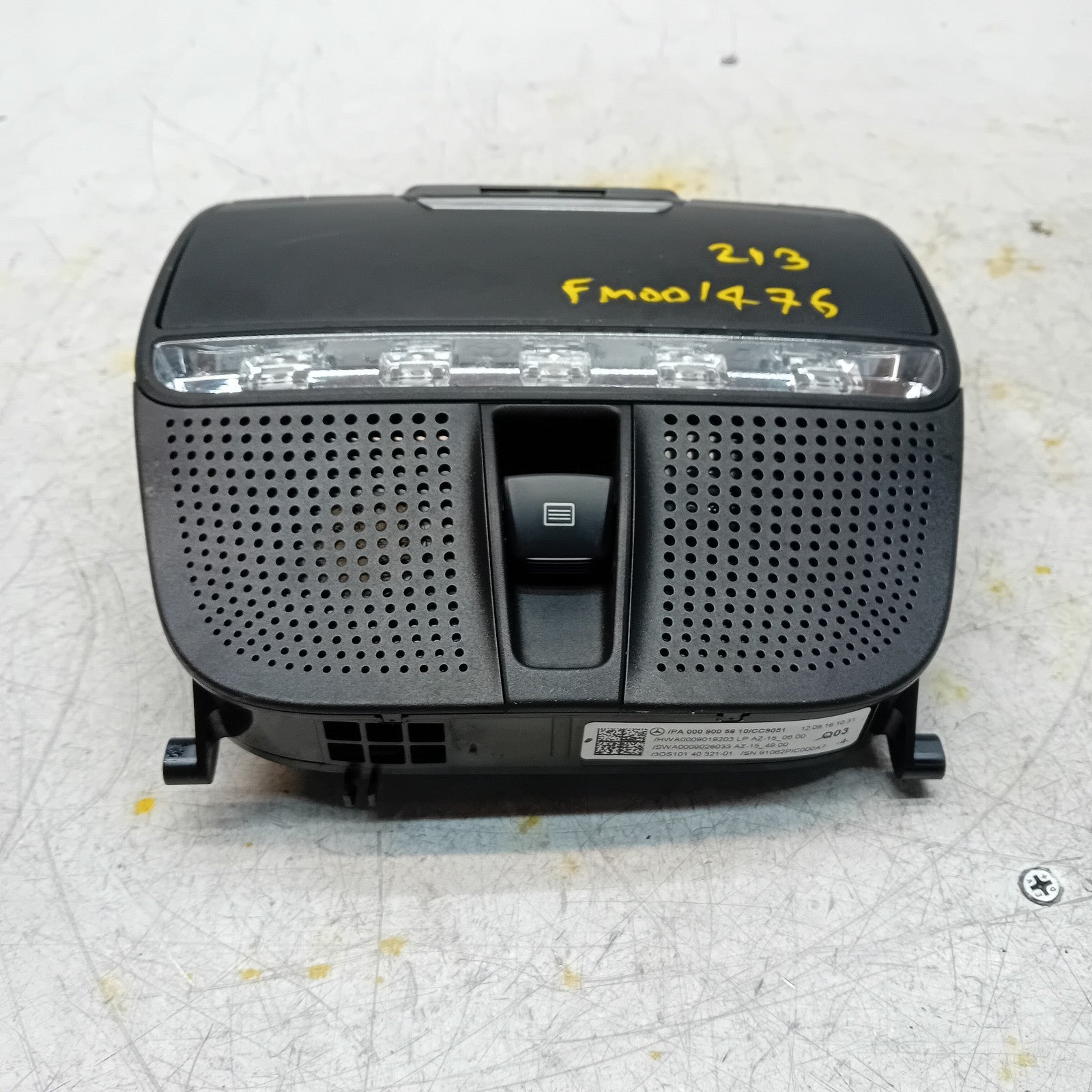 MERCEDES BENZ  C-CLASS W213 MHEV INTERIOR LIGHT A0009005810 2016 ON FM001476