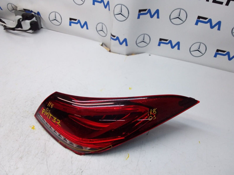 MERCEDES CLA W118 REAR DRIVER SIDE O/S LED LIGHT FMT32 (DAMAGED)