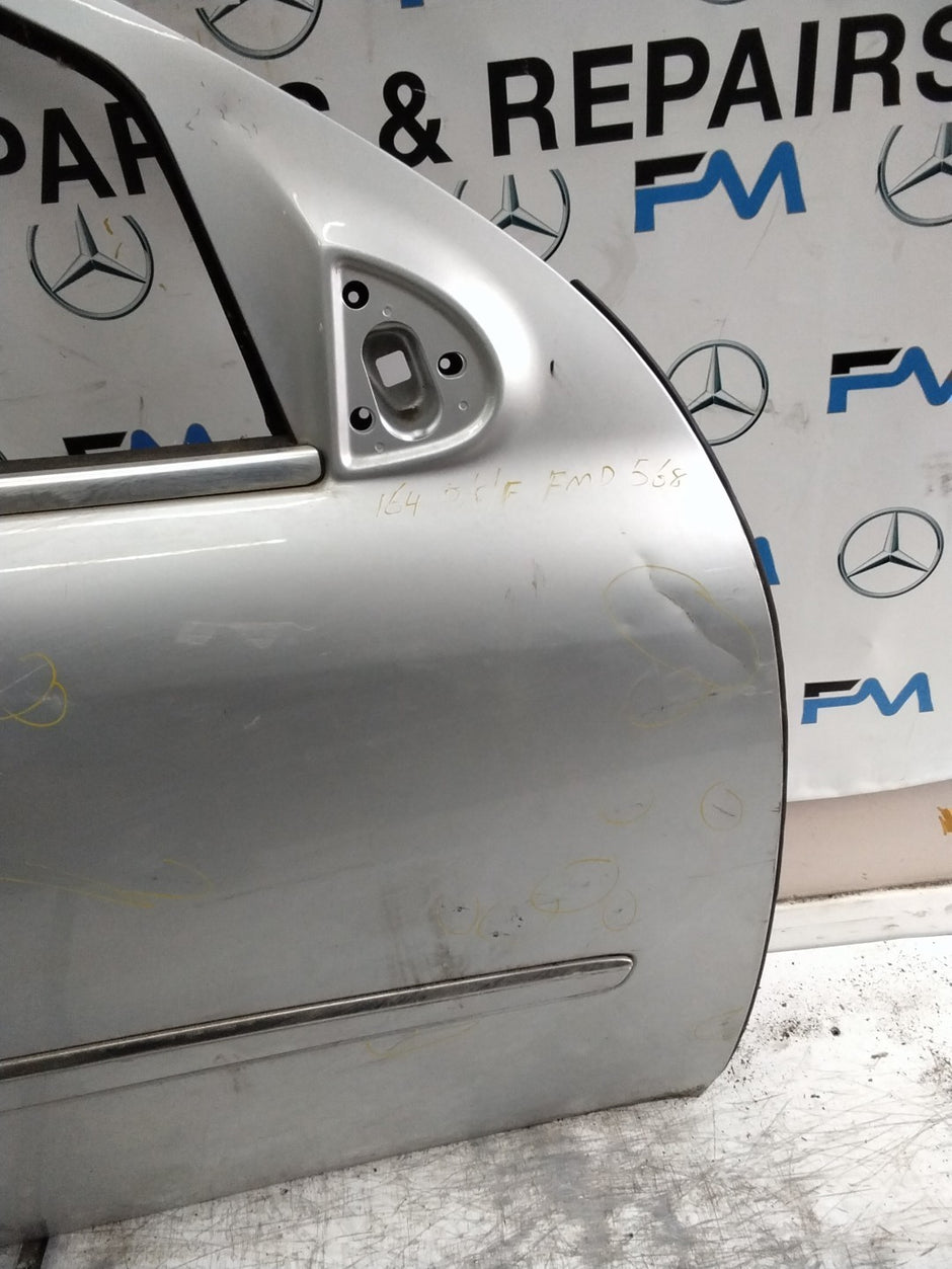 MERCEDES M-CLASS W164 DRIVER FRONT DOOR OSF SILVER 2005-2011  FMD568