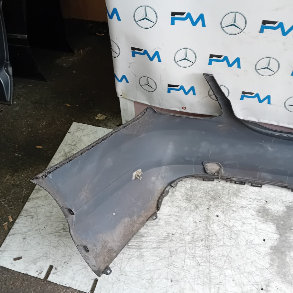 MERCEDES C-CLASS W205 SLN REAR BUMPER 2014 BLACK  A2058850138 COMPLETE FMX43