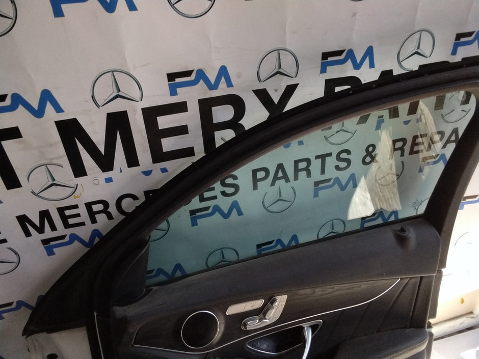 MERCEDES BENZ GLC W253  DRIVER FRONT DOOR OSF WHITE 2016-2023 COMPLETE FMD313