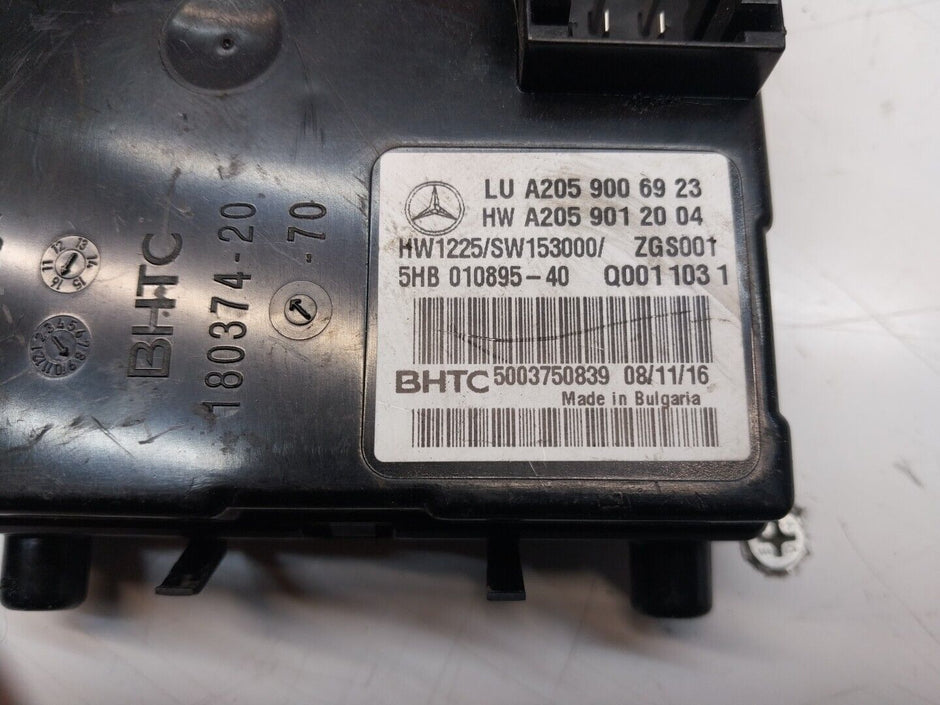 MERCEDES C GLC W205 W253 AIR CONDITIONING CONTROL MODULE A2059009230 FM00268