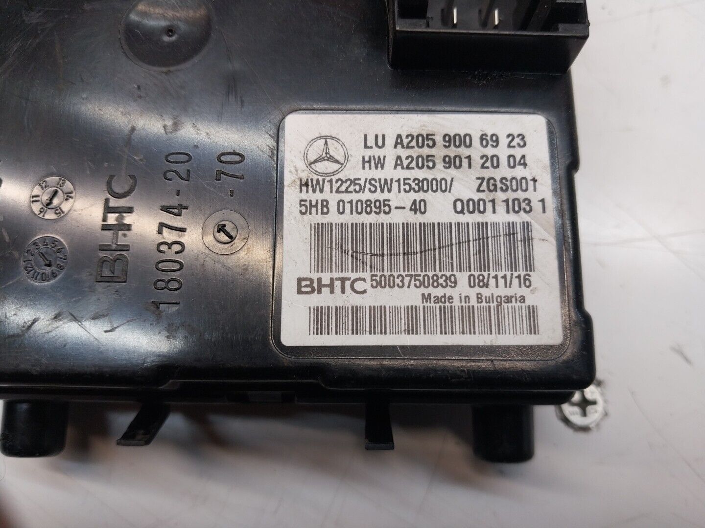MERCEDES C GLC W205 W253 AIR CONDITIONING CONTROL MODULE A2059009230 FM00268
