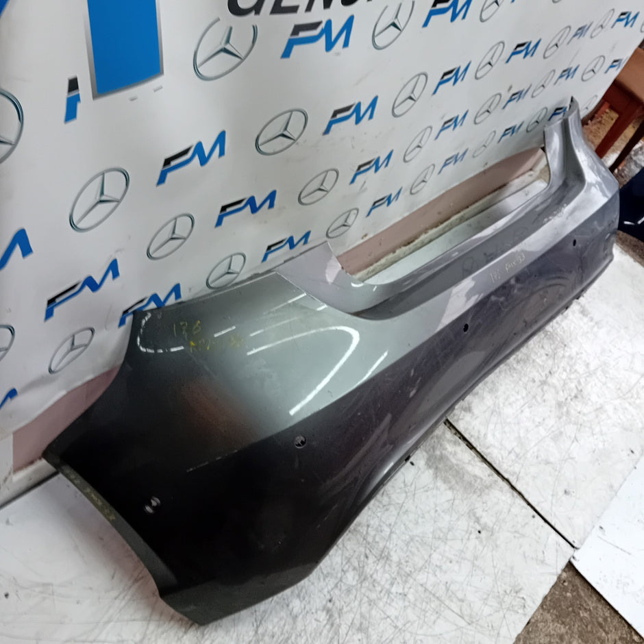 MERCEDES BENZ A-CLASS W176 REAR BUMPER 2012-18 A1768850000 GREY FMX33
