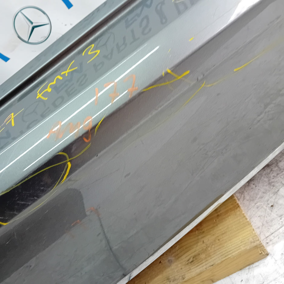 MERCEDES BENZ  A-CLASS W177 REAR BUMPER A1778804701 GREY 2018 COMPLETE FMX3
