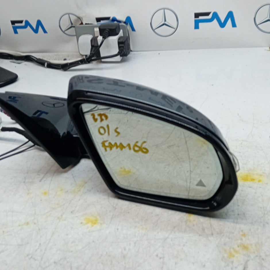 MERCEDES E-CLASS W213 DRIVER  WING MIRROR OSF GREY 2016 PL BS A2138104000 FMM66