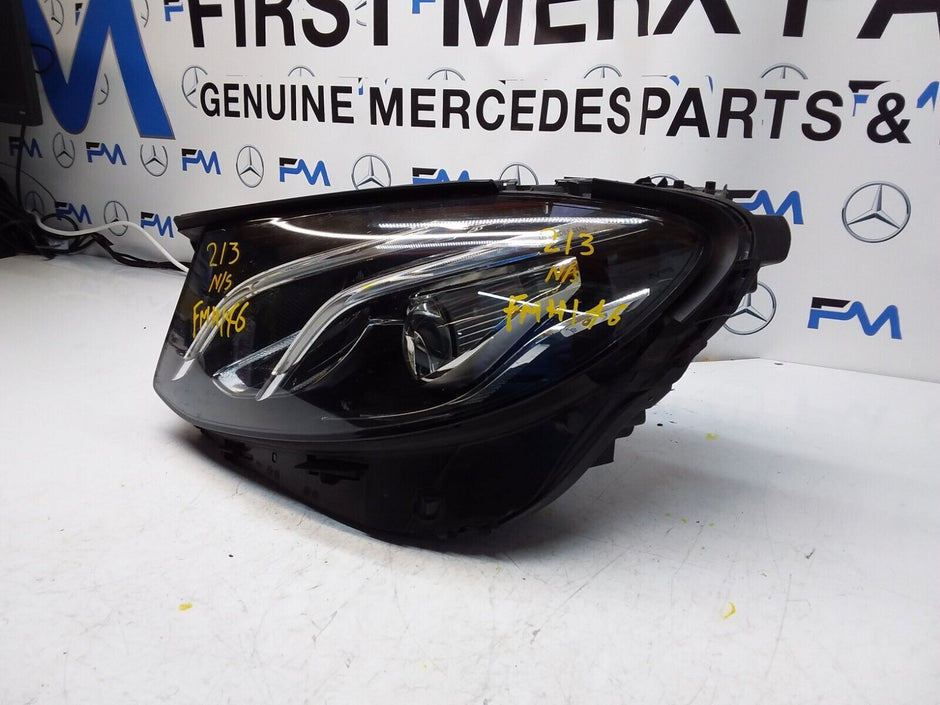 2018 MERCEDES E-CLASS W213 HEADLIGHT PASSENGER NS A2139064104 FMH146 LED HIGH