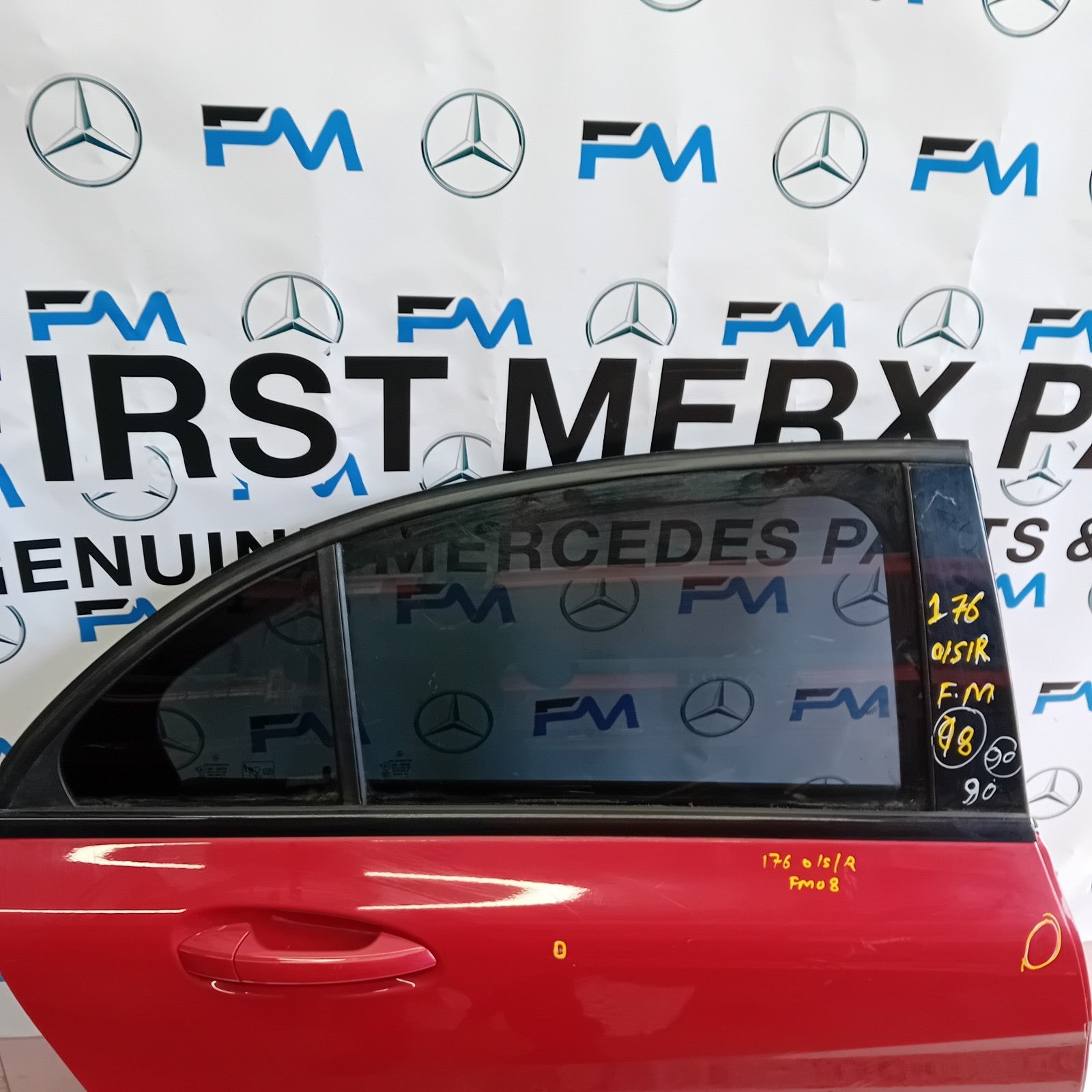 MERCEDES BENZ A-CLASS  DRIVER SIDE REAR DOOR ( OFF SIDE REAR ) FM08