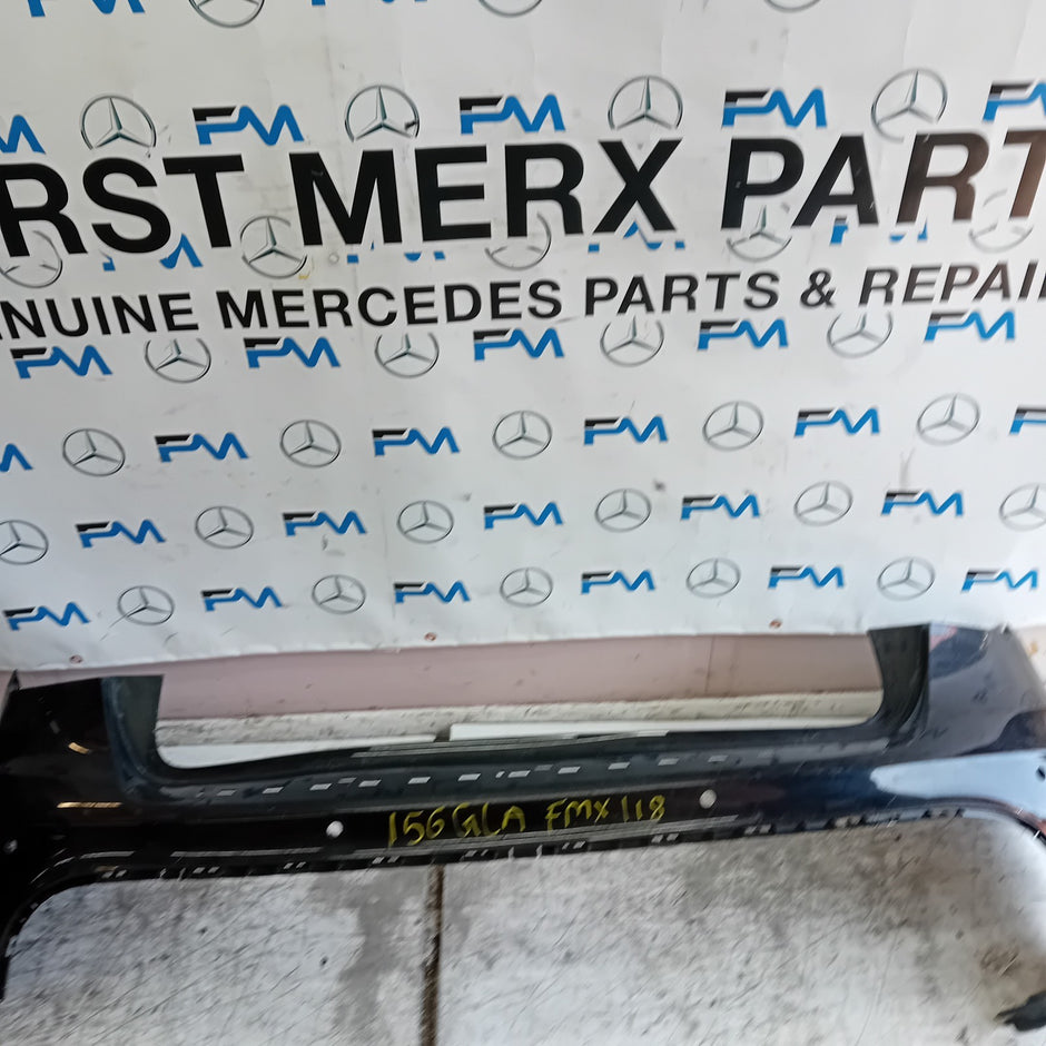 MERCEDES BENZ GLA X156 AMG REAR BUMPER BLACK 2014-19 A1568852425 FMX118