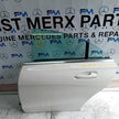 MERCEDES BENZ CLA W117 PASSENGER REAR DOOR NSR WHITE 2013-19 COMPLETE FMD199