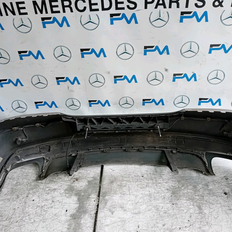 MERCEDES BENZ CLA W117 REAR BUMPER SILVER 2013-19 A1178851065 FMX91