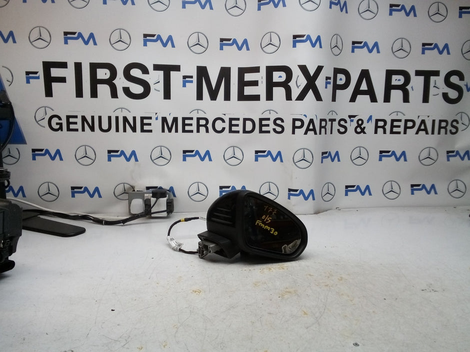 MERCEDES A-CLASS  W177 DRIVER SIDE WING MIRROR A1778108804 BLACK FMM30