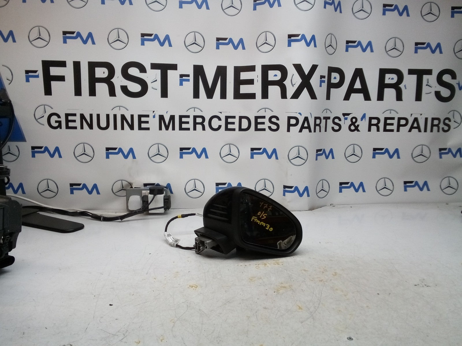 MERCEDES A-CLASS  W177 DRIVER SIDE WING MIRROR A1778108804 BLACK FMM30