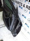 MERCEDES C-CLS W205 SLN PASSENGER FRONT DOOR NSF BLACK 2014-21 COMPLETE FMD607