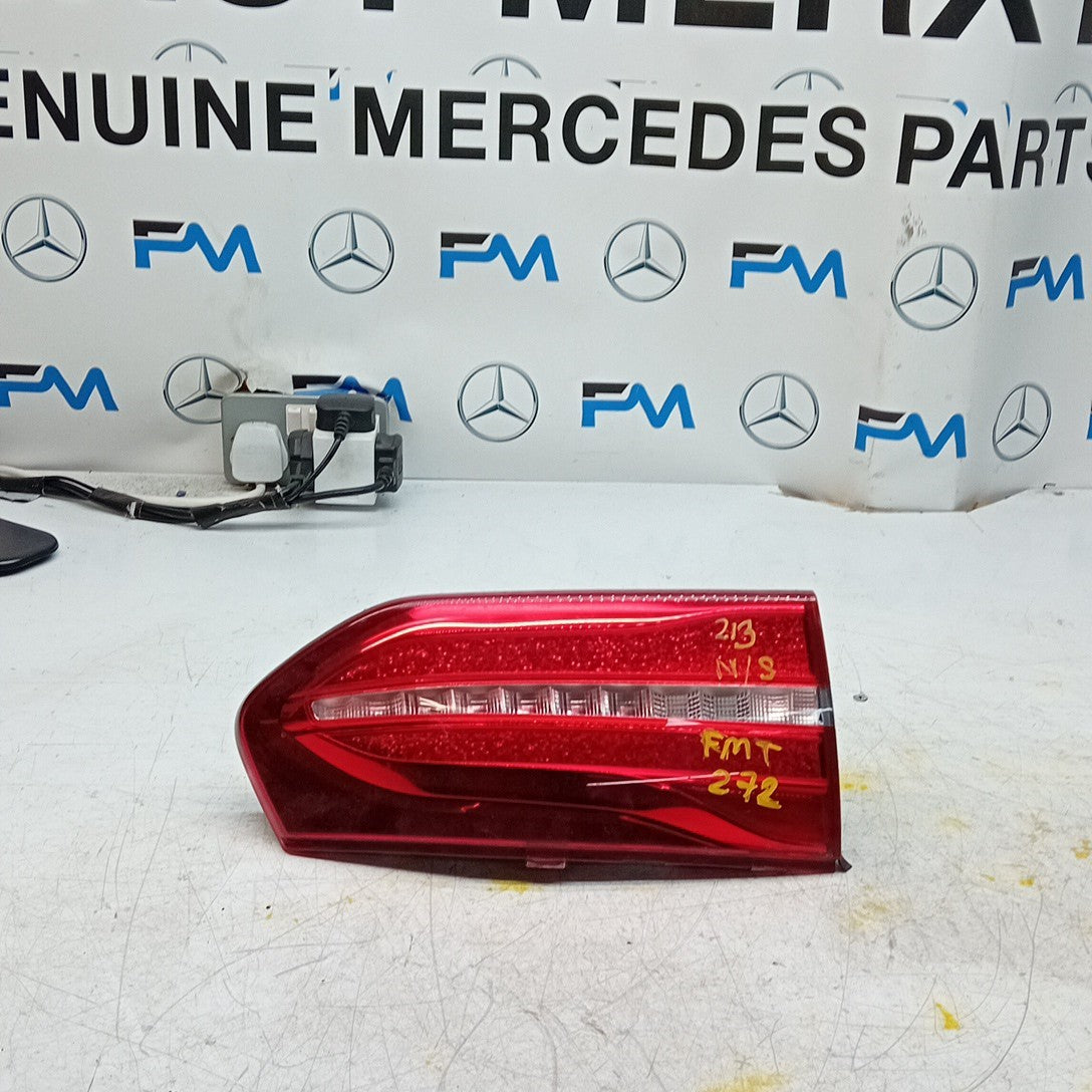 MERCEDES E-CLASS W213 PASSENGER LEFT NS REAR TAIL LIGHT  2016 FMT272