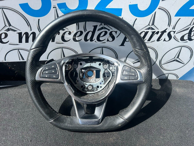 MERCEDES BENZ GLE W166 GLE AMG MULTIFUNCTION STEERING WHEEL A0024602203