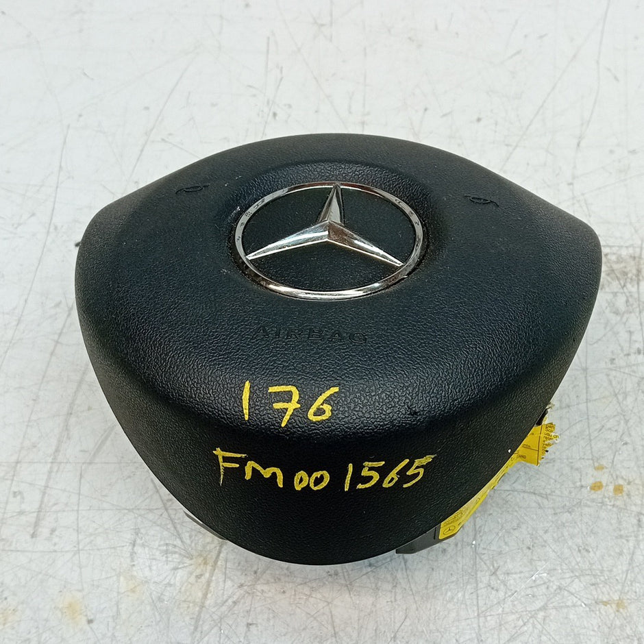 MERCEDES BENZ A-CLASS W176 STEERING WHEEL AIRBAG DRIVER OS RIGHT Q02 FM001565