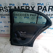 MERCEDES BENZ A-CLASS W177 DRIVER SIDE REAR DOOR O/S/R BLACK  COMPLETE FMD151