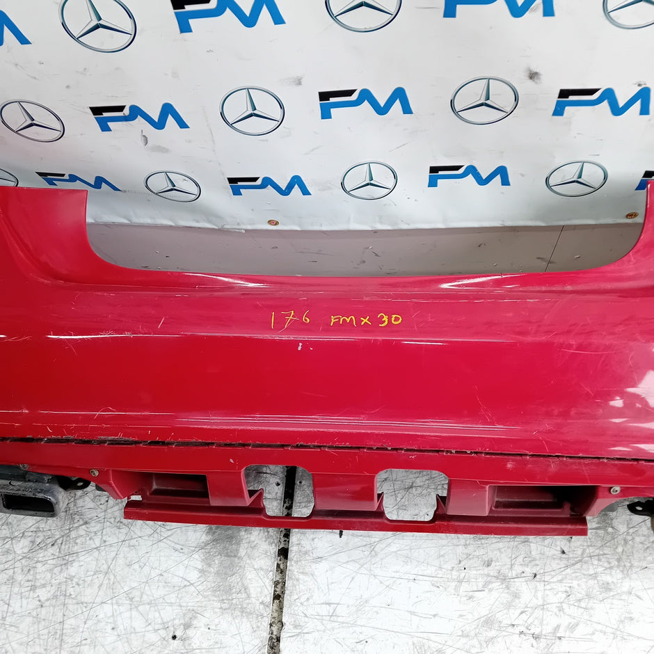 MERCEDES BENZ A-CLASS W176 REAR BUMPER 2012-18 A1768852625 RED FMX30