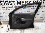MERCEDES BENZ  A-CLASS W177  DRIVER FRONT DOOR OSF BLACK 2018-22 FMD548