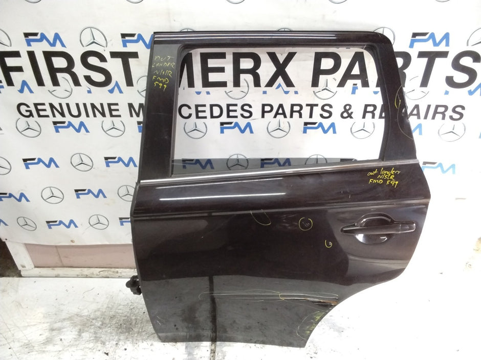 MITSUBISHI OUTLANDER PASSENGER REAR DOOR NSR BLACK   FMD599
